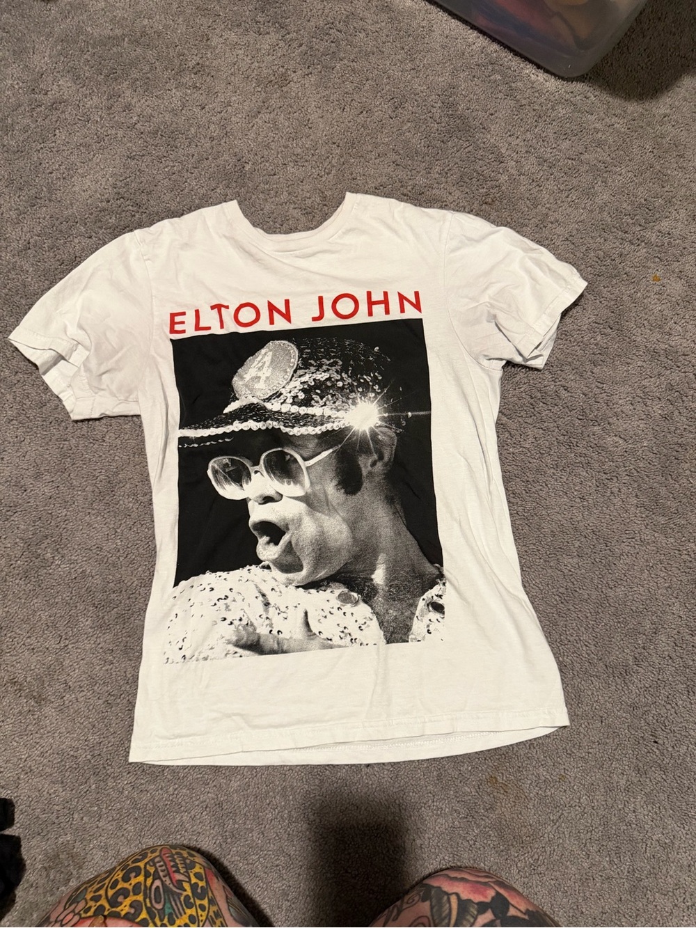 Elton John Graphic Band Tee
